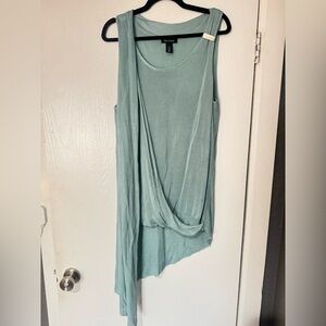 Bundle 4for $20- White House Black Market Teal Asymmetrical Top